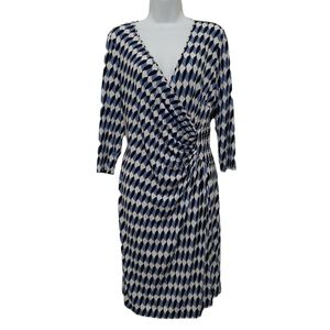 Laundry by Shelli Segal Faux Wrap Dress Size Large